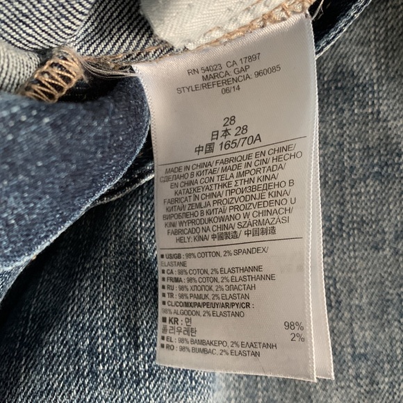 Gap 1969 High Rise Medium Wash Skinny Jeans - Picture 8 of 9